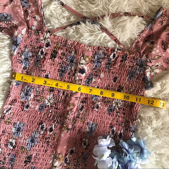 Ditsy Ribbed Top - Picture 8 of 9